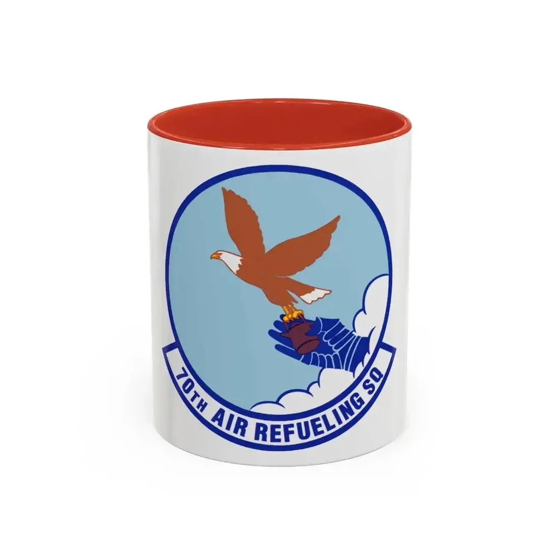 70 Air Refueling Squadron AFRC (U.S. Air Force) Accent Coffee Mug 11oz Red - Go Mug Yourself