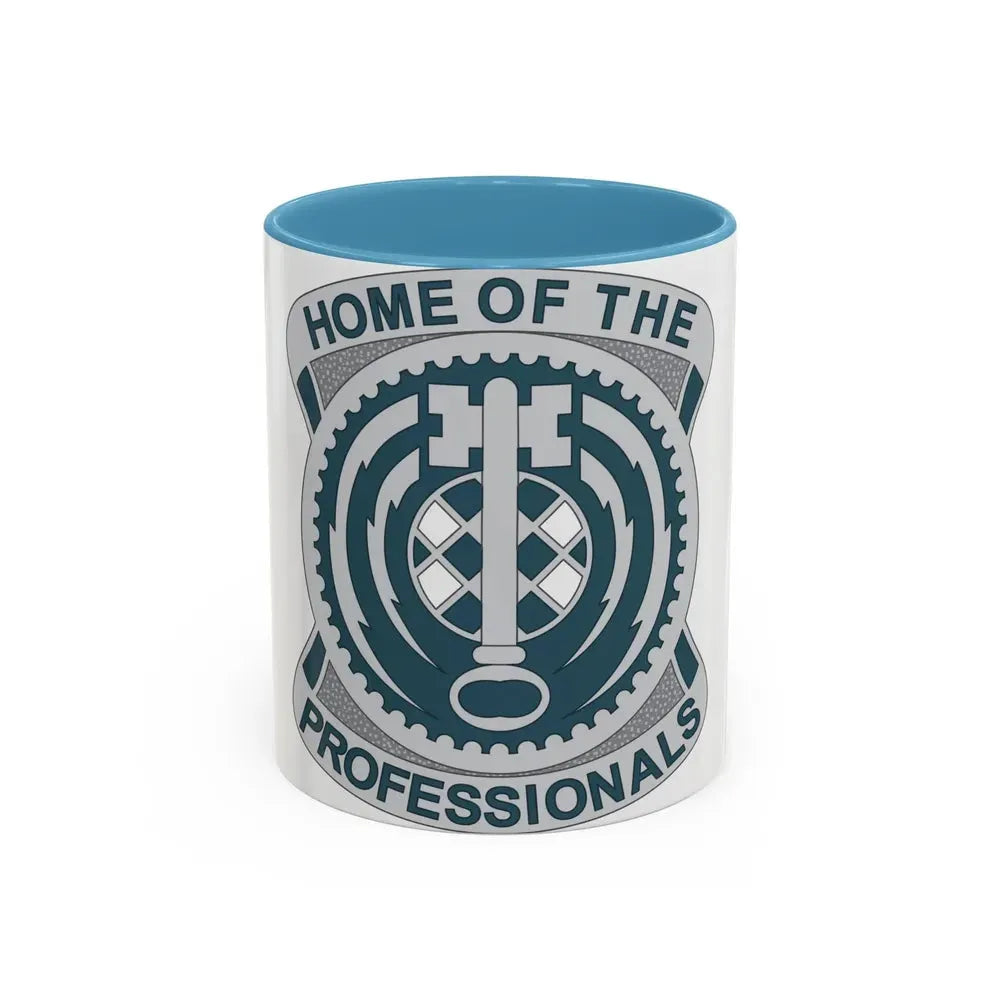 701 Military Intelligence Brigade (U.S. Army) Accent Coffee Mug 11oz Light Blue - Go Mug Yourself