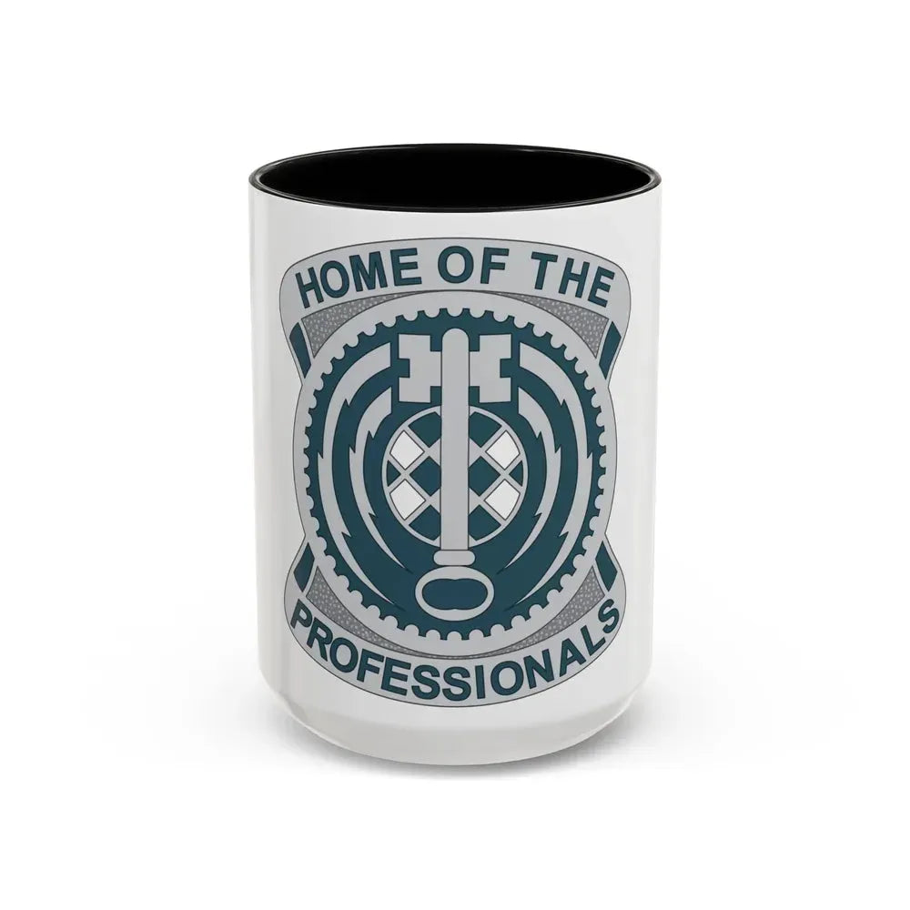 701 Military Intelligence Brigade (U.S. Army) Accent Coffee Mug 15oz Black - Go Mug Yourself
