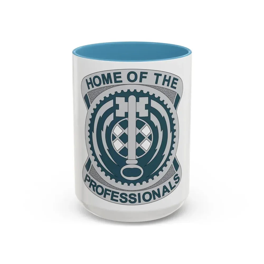701 Military Intelligence Brigade (U.S. Army) Accent Coffee Mug 15oz Light Blue - Go Mug Yourself