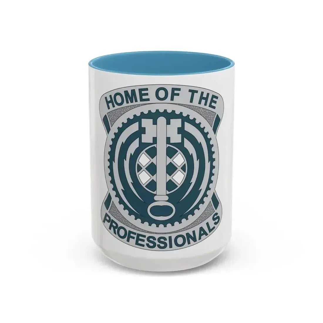 701 Military Intelligence Brigade (U.S. Army) Accent Coffee Mug 15oz Light Blue - Go Mug Yourself