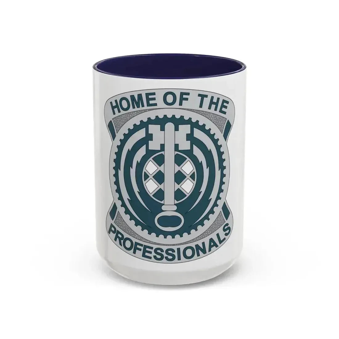 701 Military Intelligence Brigade (U.S. Army) Accent Coffee Mug 15oz Navy - Go Mug Yourself