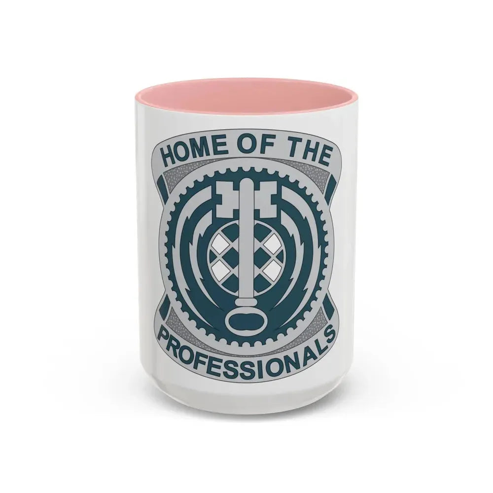 701 Military Intelligence Brigade (U.S. Army) Accent Coffee Mug 15oz Pink - Go Mug Yourself