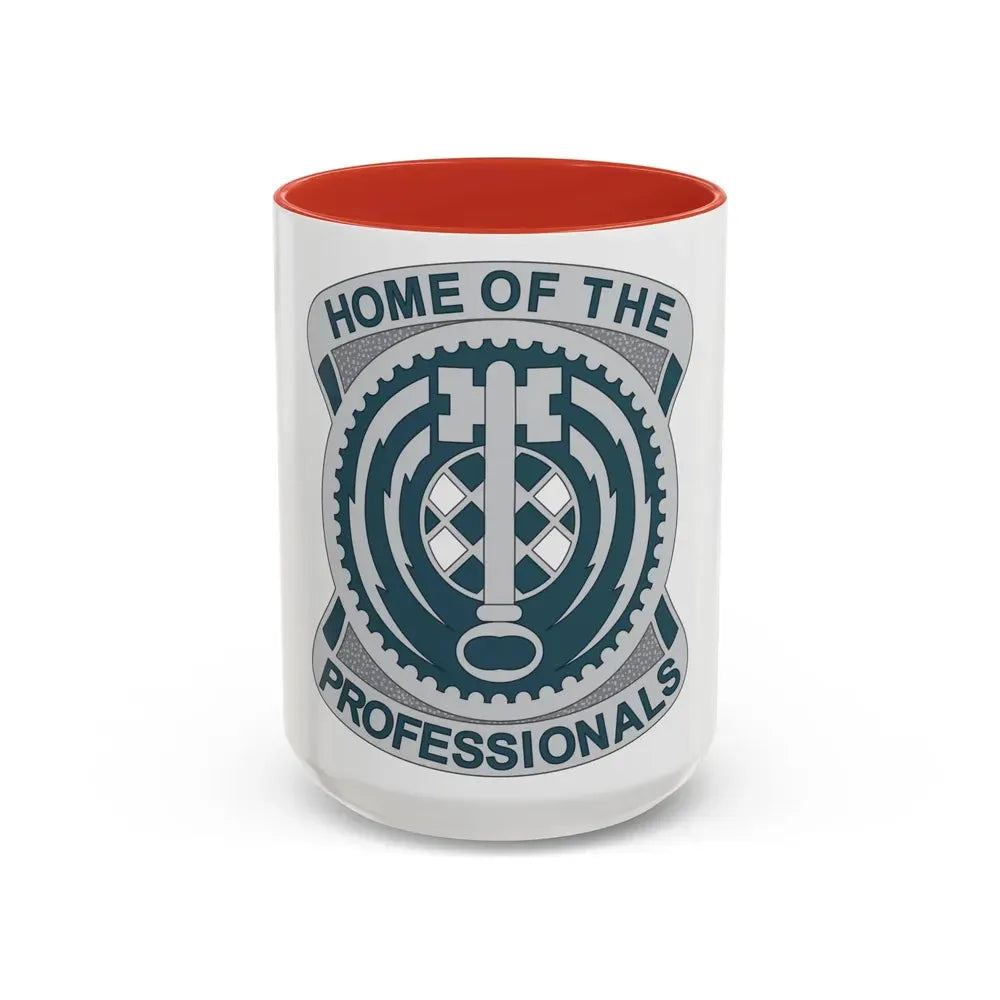 701 Military Intelligence Brigade (U.S. Army) Accent Coffee Mug 15oz Red - Go Mug Yourself