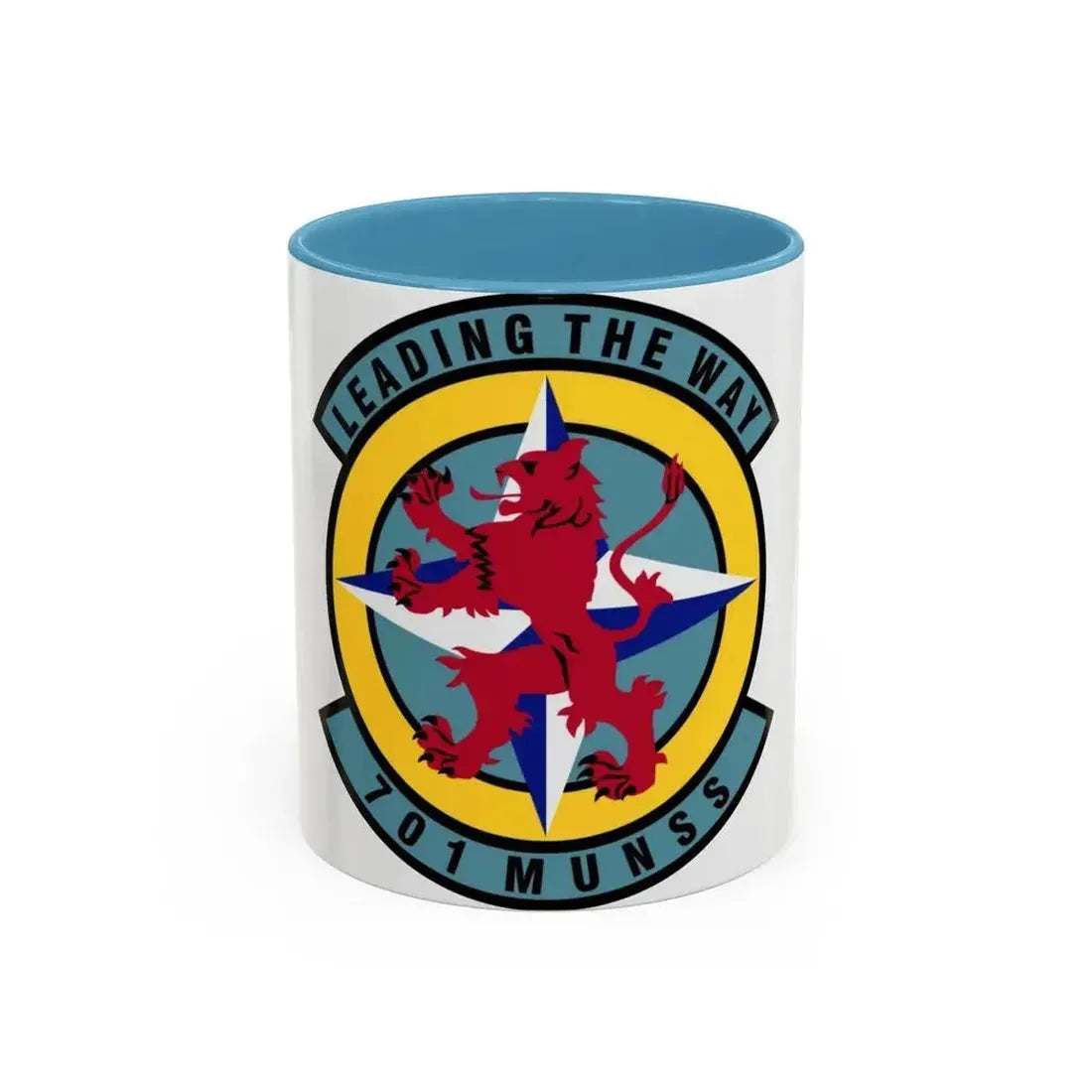 701st Munitions Support Squadron (U.S. Air Force) Accent Coffee Mug 11oz Light Blue - Go Mug Yourself