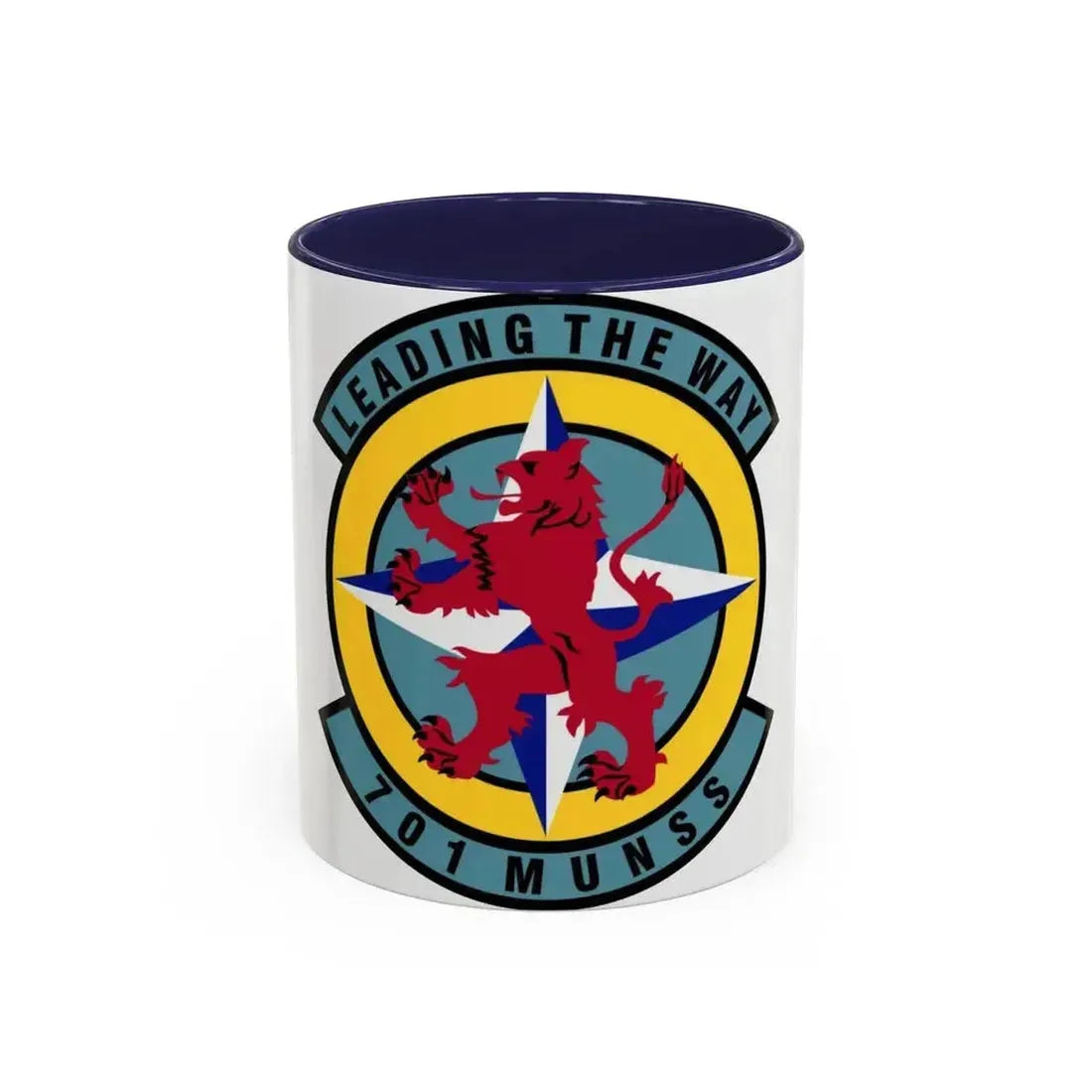 701st Munitions Support Squadron (U.S. Air Force) Accent Coffee Mug 11oz Navy - Go Mug Yourself