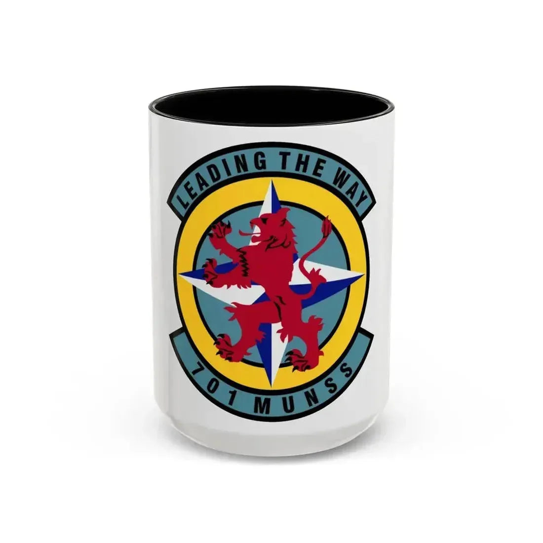 701st Munitions Support Squadron (U.S. Air Force) Accent Coffee Mug 15oz Black - Go Mug Yourself