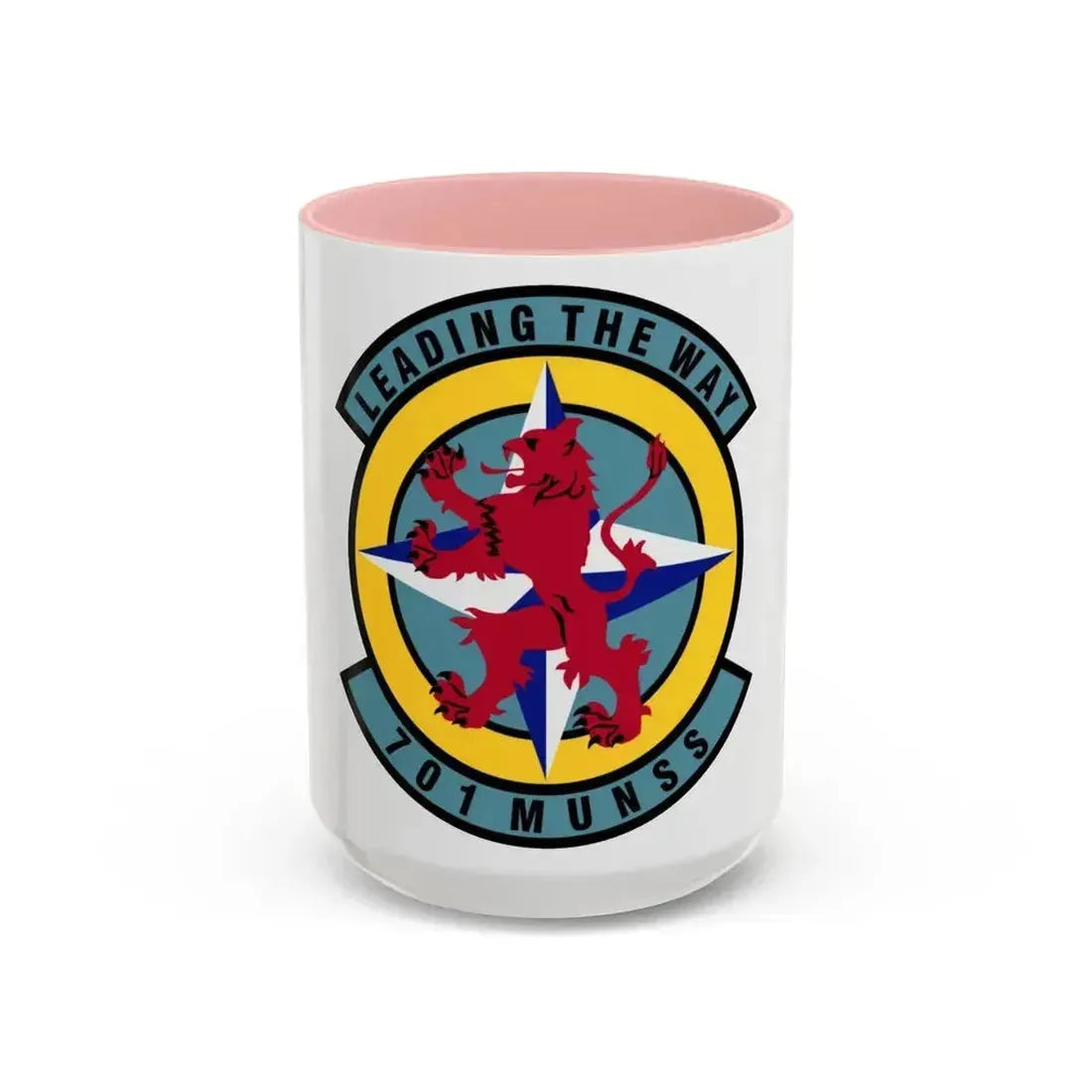 701st Munitions Support Squadron (U.S. Air Force) Accent Coffee Mug 15oz Pink - Go Mug Yourself