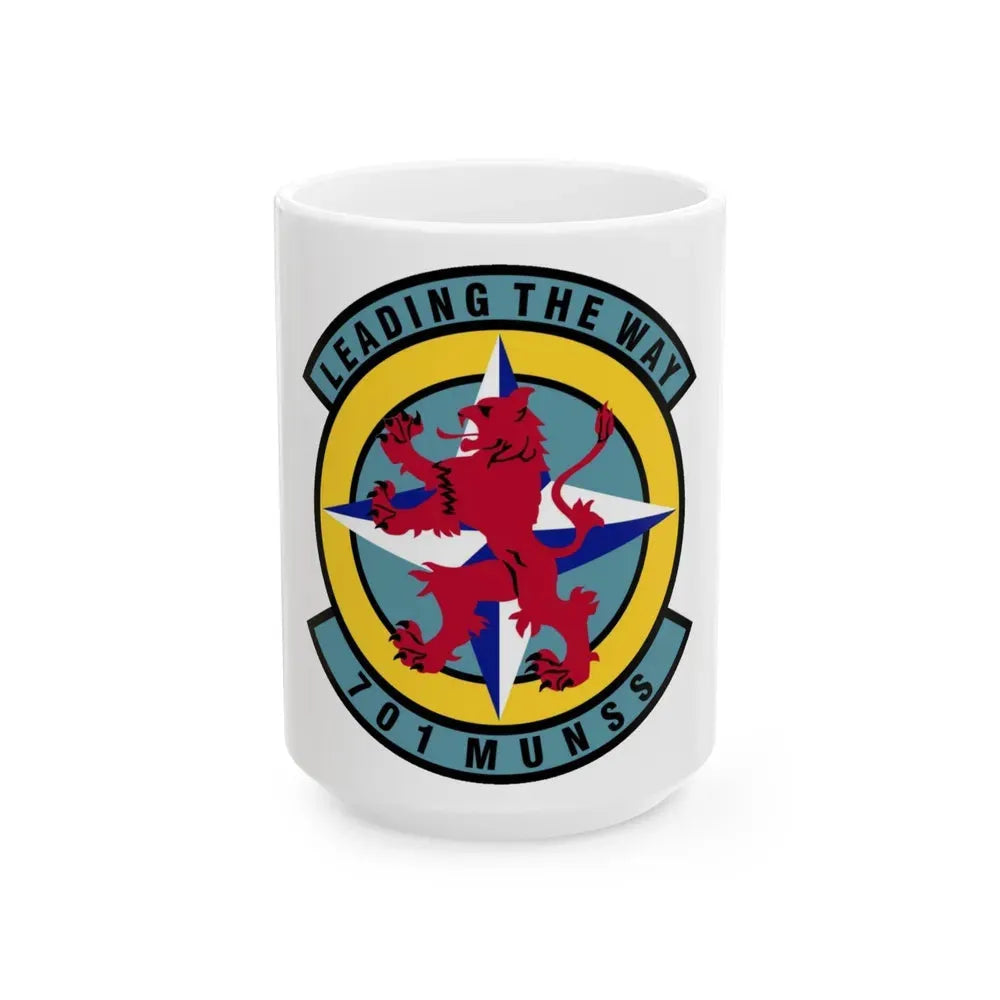 701st Munitions Support Squadron (U.S. Air Force) White Coffee Mug 15oz - Go Mug Yourself