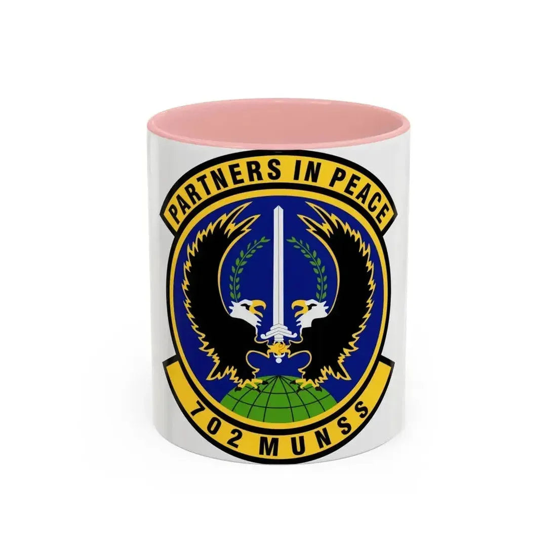 702d Munitions Support Squadron (U.S. Air Force) Accent Coffee Mug 11oz Pink - Go Mug Yourself
