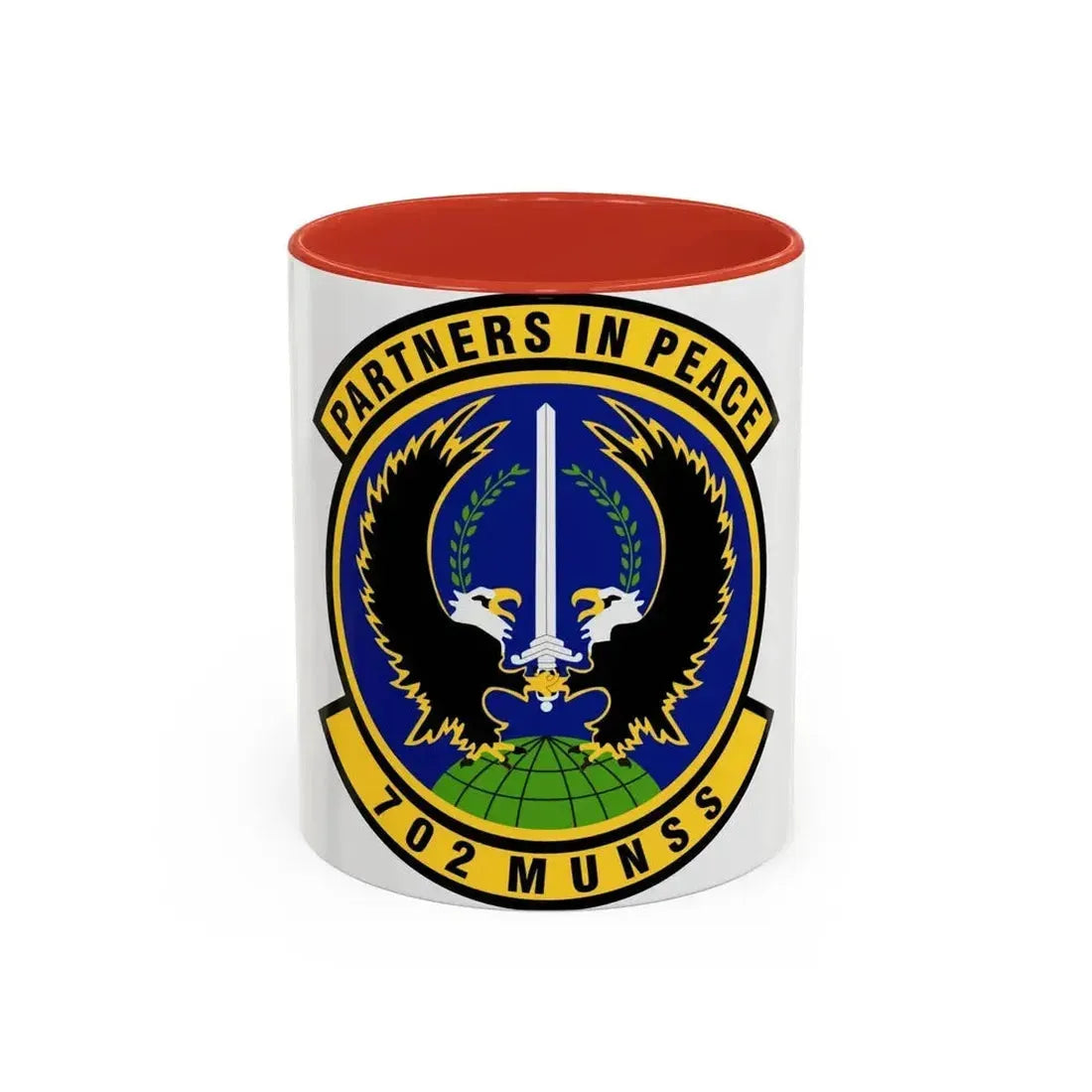 702d Munitions Support Squadron (U.S. Air Force) Accent Coffee Mug 11oz Red - Go Mug Yourself
