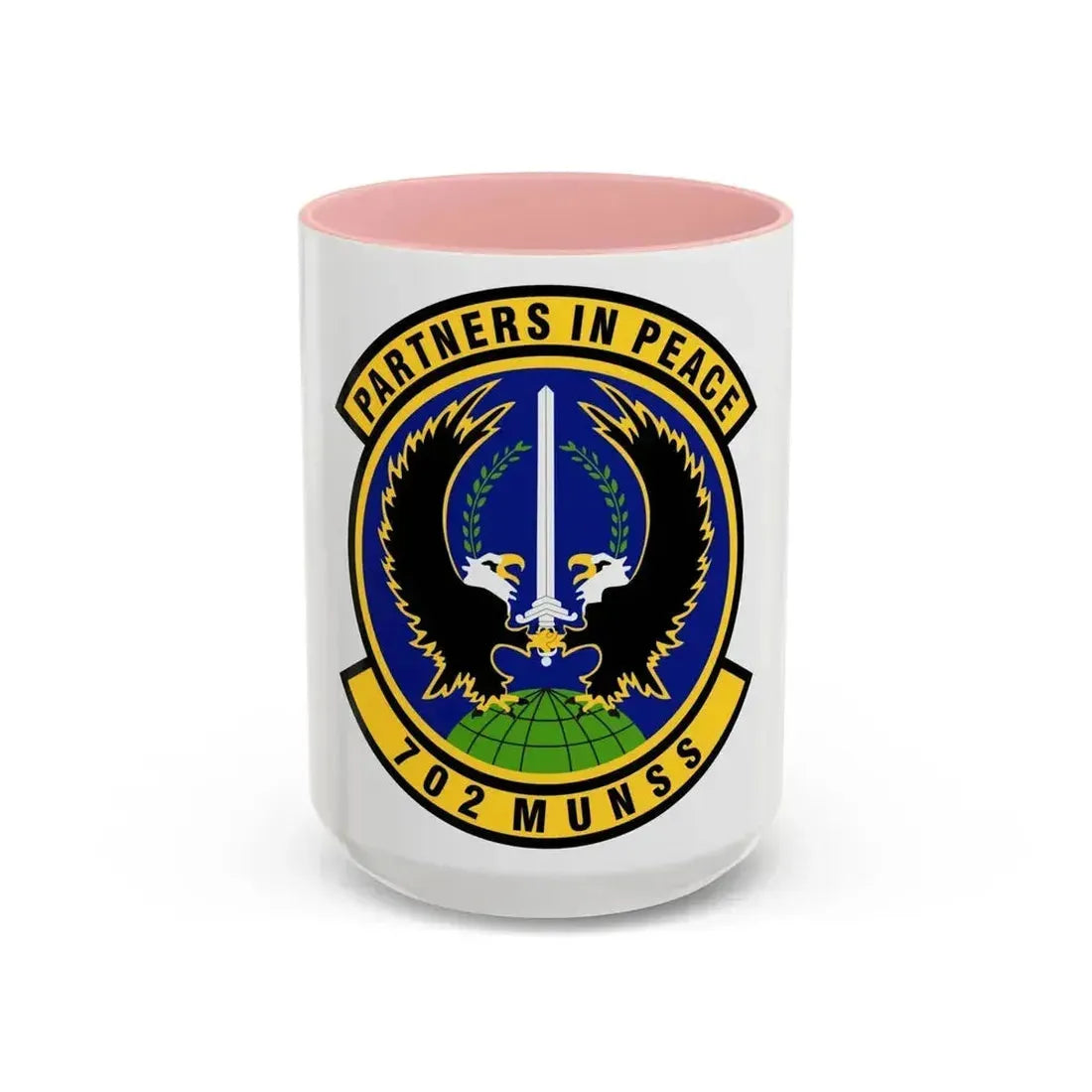 702d Munitions Support Squadron (U.S. Air Force) Accent Coffee Mug 15oz Pink - Go Mug Yourself