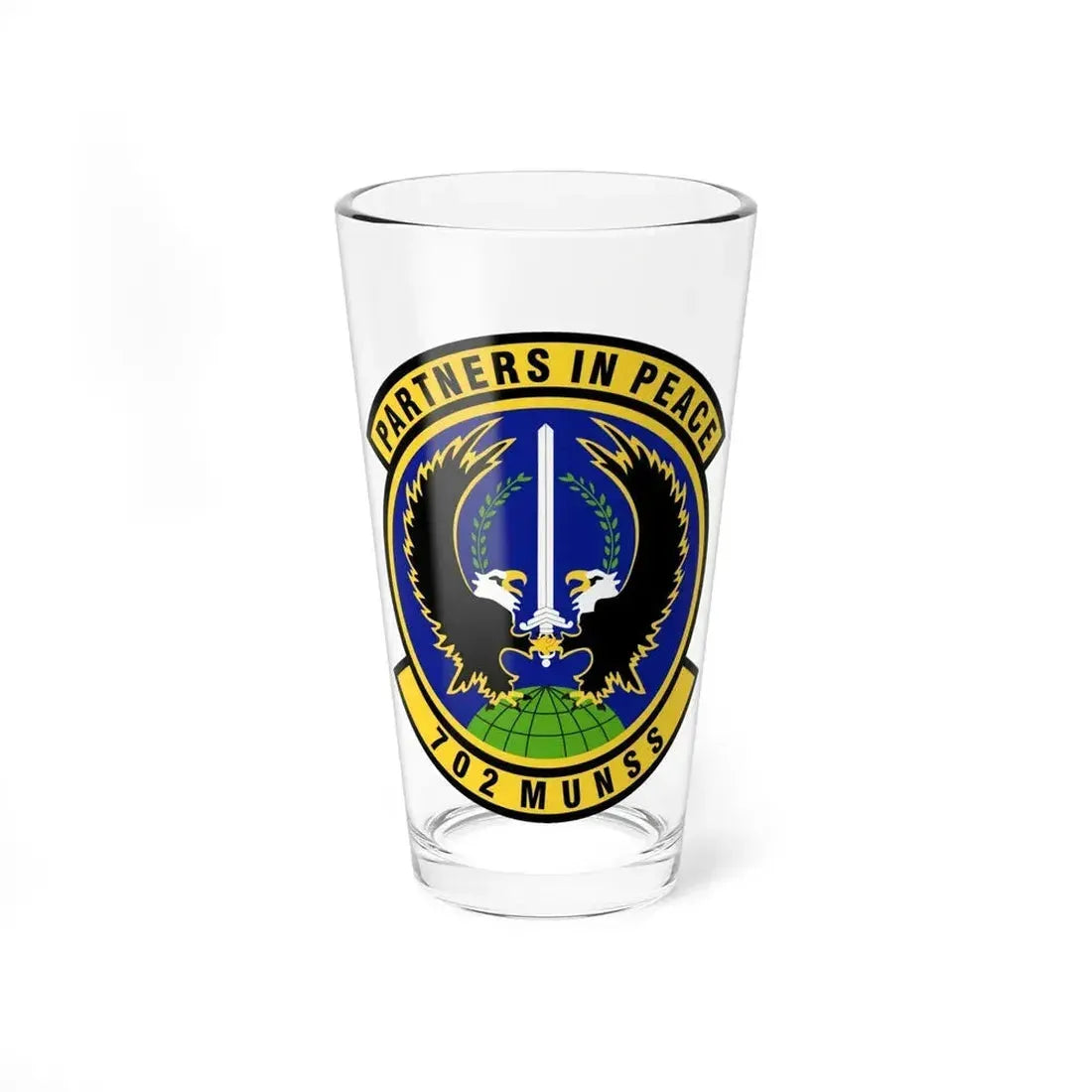702d Munitions Support Squadron (U.S. Air Force) Pint Glass 16oz 16oz - Go Mug Yourself