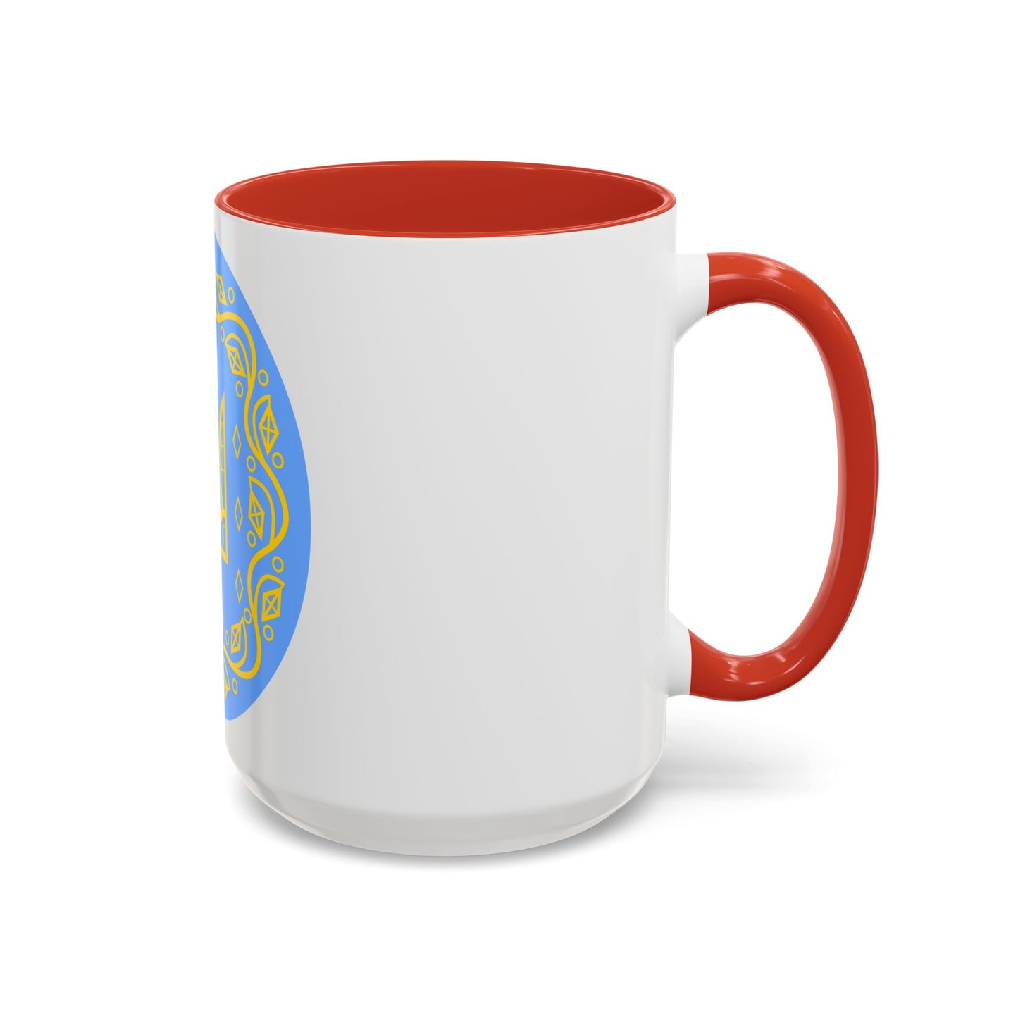 Coat of arms of Ukrainian People's Republic 2 - Accent Coffee Mug
