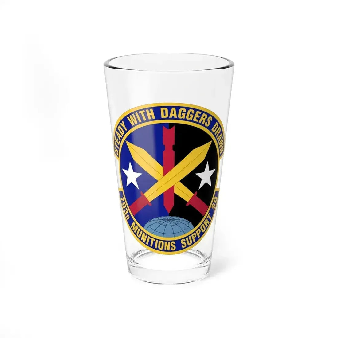 703d Munitions Support Squadron (U.S. Air Force) Pint Glass 16oz 16oz - Go Mug Yourself