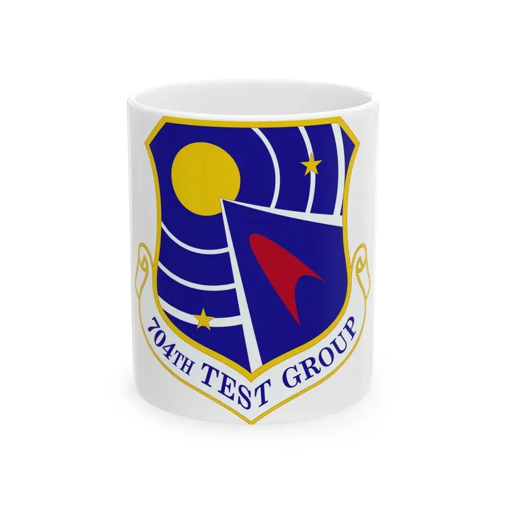 704 Test Group AFMC (U.S. Air Force) White Coffee Mug 11oz - Go Mug Yourself