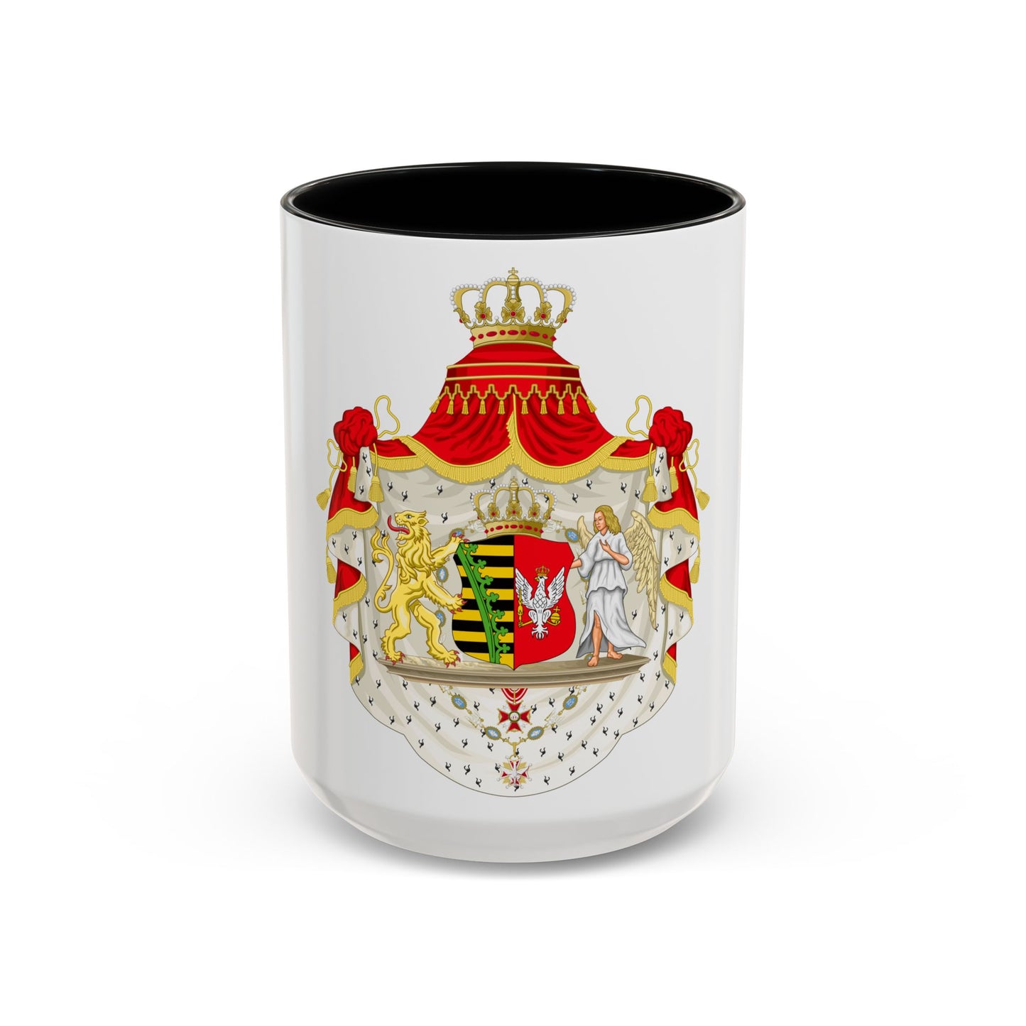 Grand Coat of Arms of Duchy of Warsaw - Accent Coffee Mug