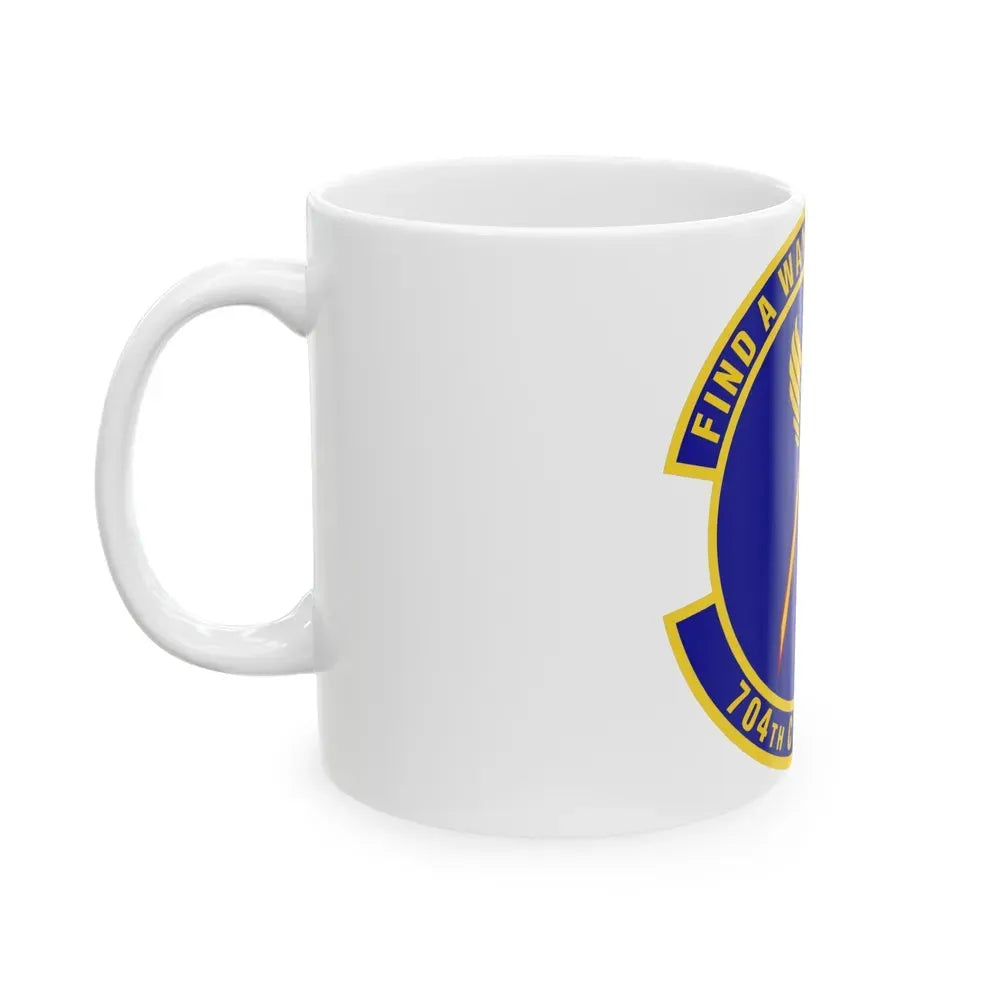 704th Civil Engineer Squadron (U.S. Air Force) White Coffee Mug - Go Mug Yourself