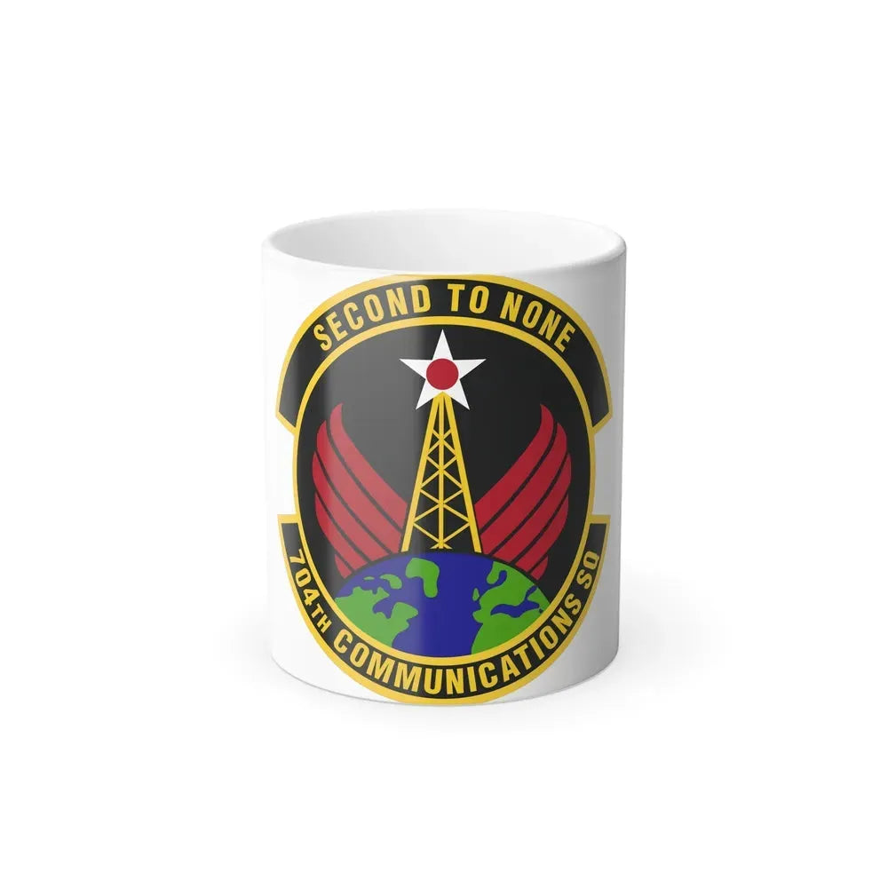 704th Communications Squadron (U.S. Air Force) Color Changing Coffee Mug 11oz - Go Mug Yourself