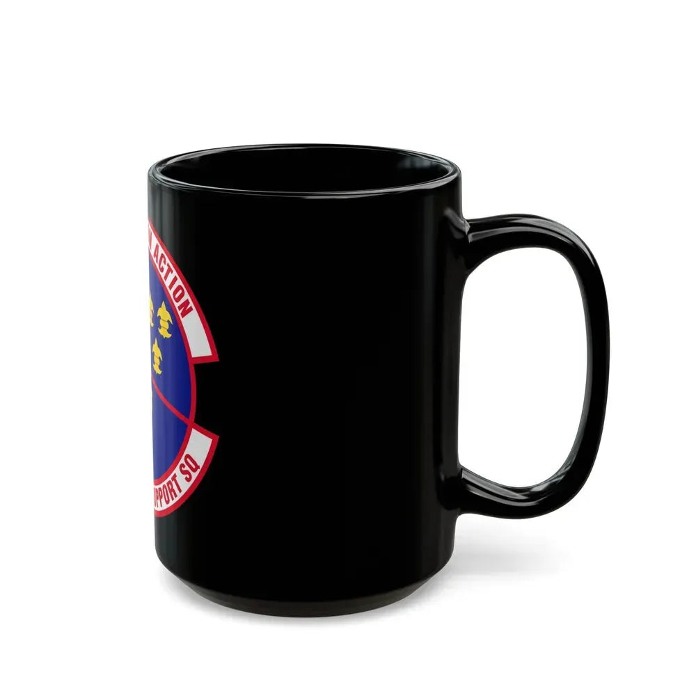 707 Force Support Squadron AFISRA (U.S. Air Force) Black Coffee Mug - Go Mug Yourself