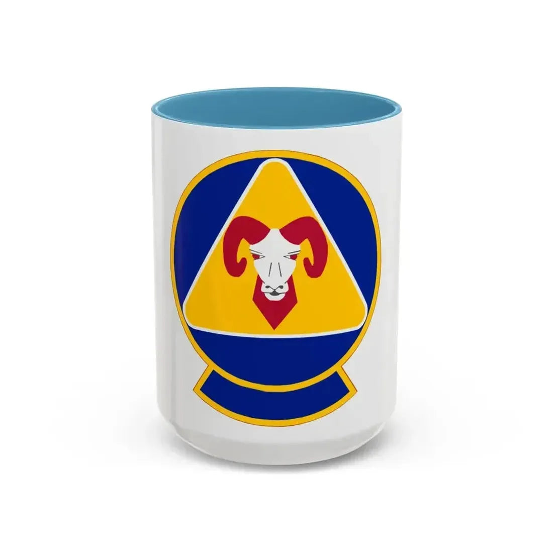 707 Maintenance Squadron AFRC (U.S. Air Force) Accent Coffee Mug 15oz Light Blue - Go Mug Yourself