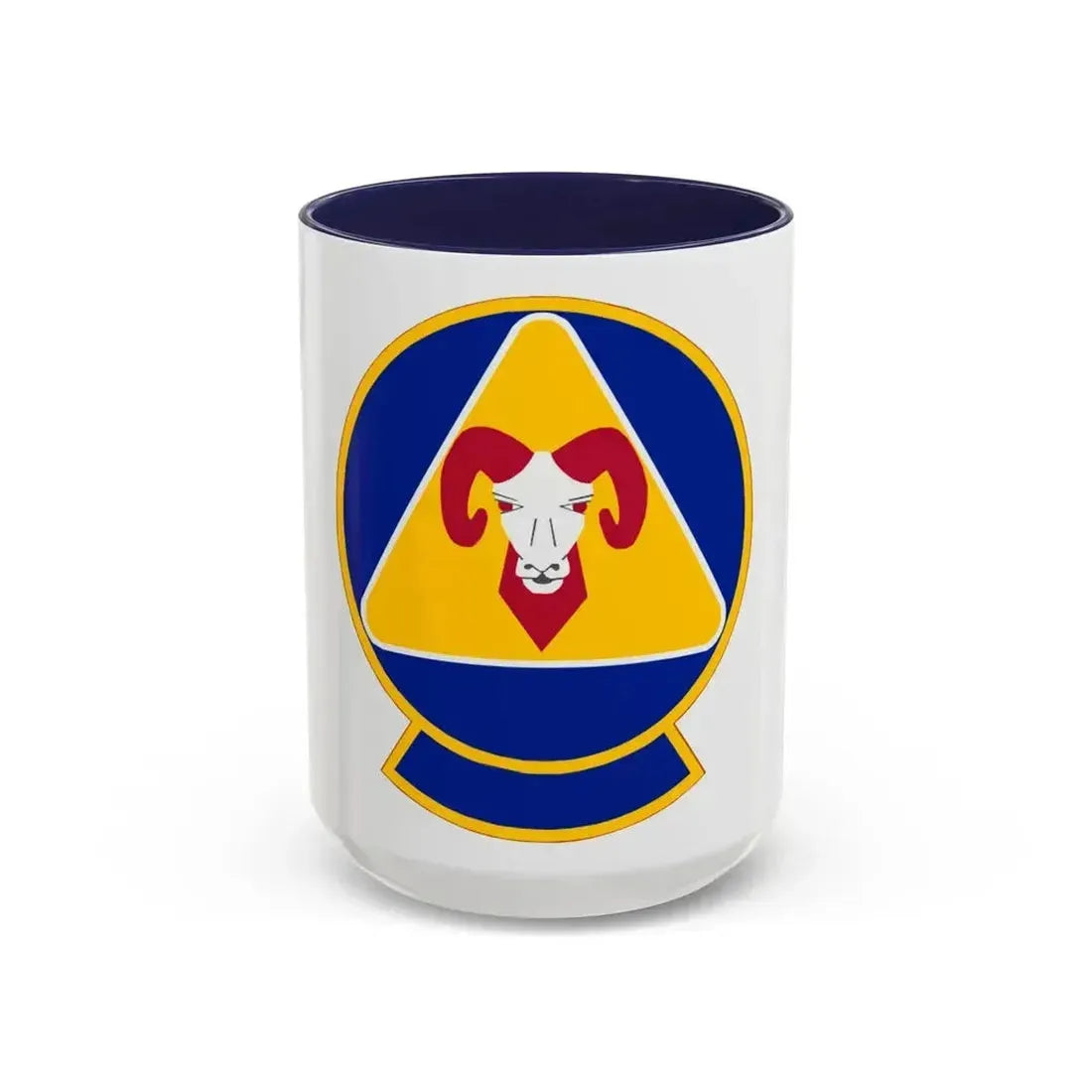 707 Maintenance Squadron AFRC (U.S. Air Force) Accent Coffee Mug 15oz Navy - Go Mug Yourself