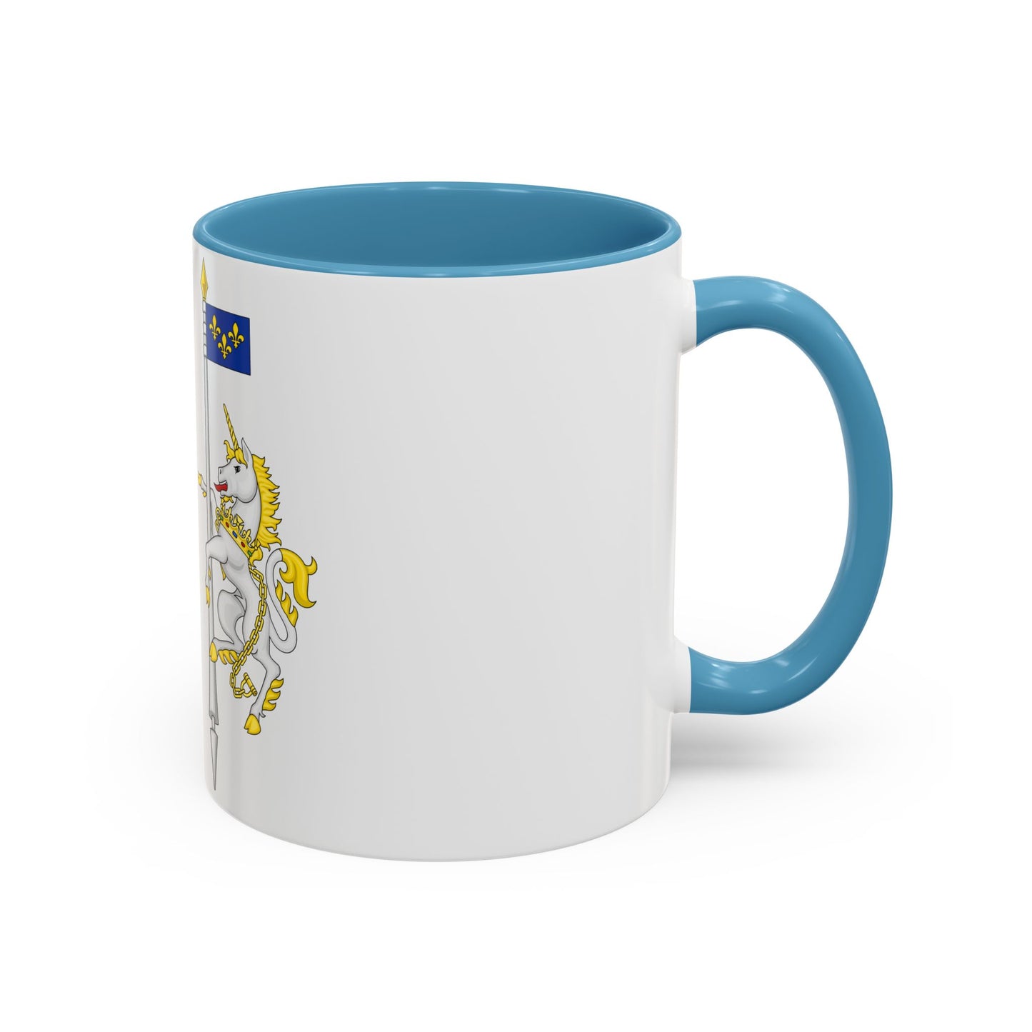 Supporters from the coat of arms of Canada - Accent Coffee Mug