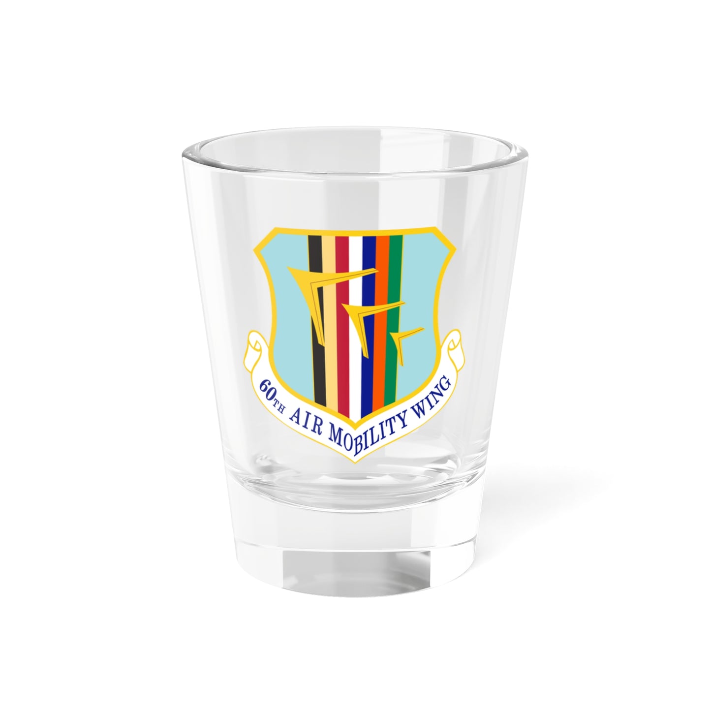 60th Air Mobility Wing (U.S. Air Force) Shot Glass 1.5oz