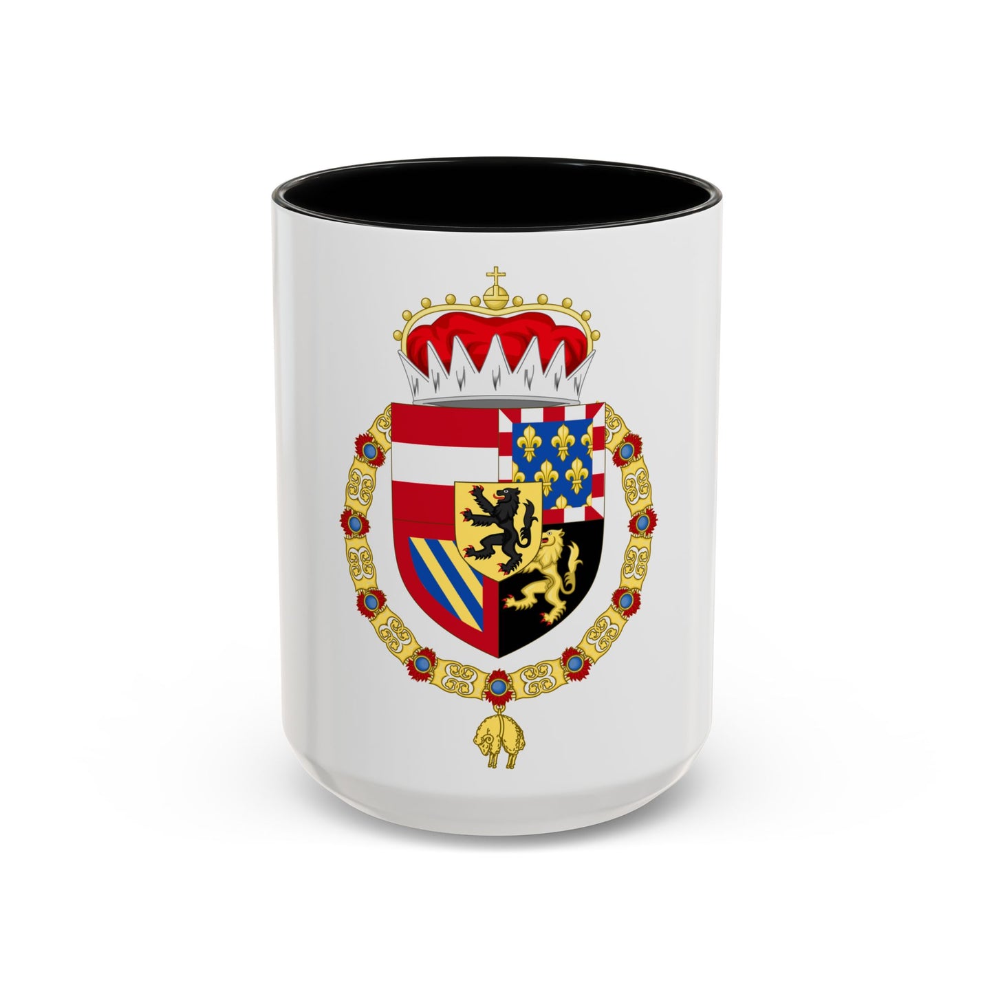 Coat of Arms of Philip IV of Burgundy - Accent Coffee Mug