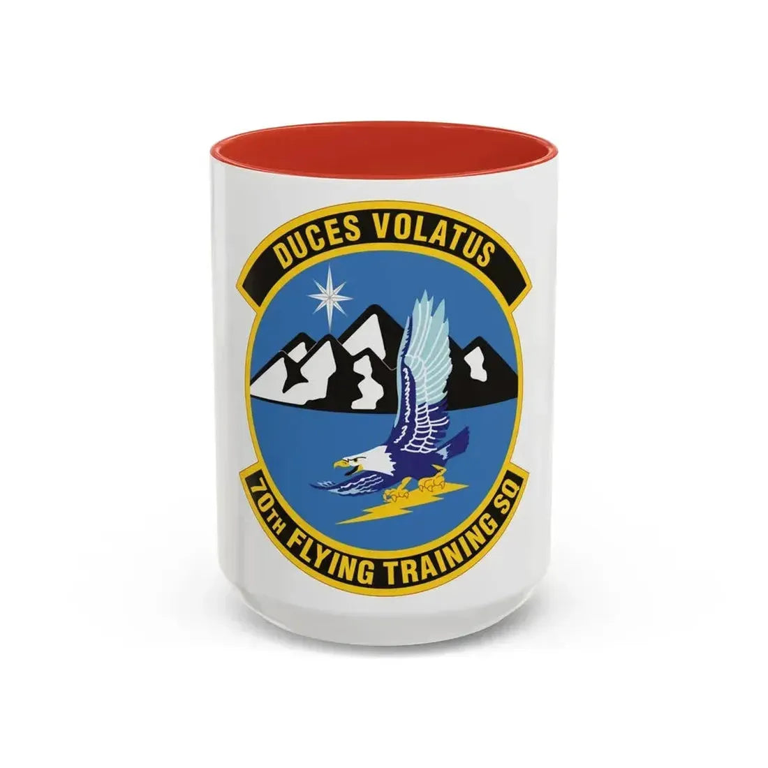 70th Flying Training Squadron (U.S. Air Force) Accent Coffee Mug 15oz Red - Go Mug Yourself