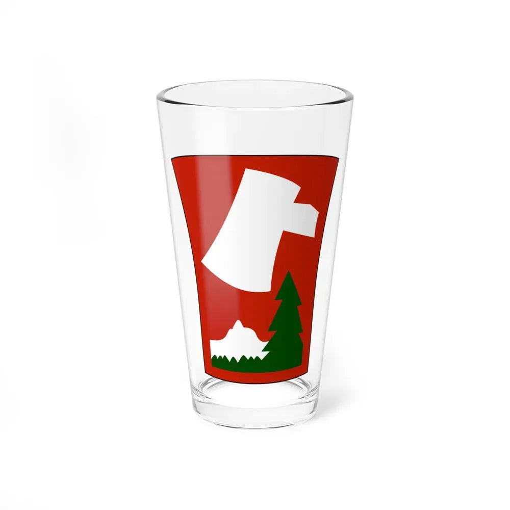 70th Infantry Division patch (U.S. Army) Pint Glass 16oz 16oz - Go Mug Yourself