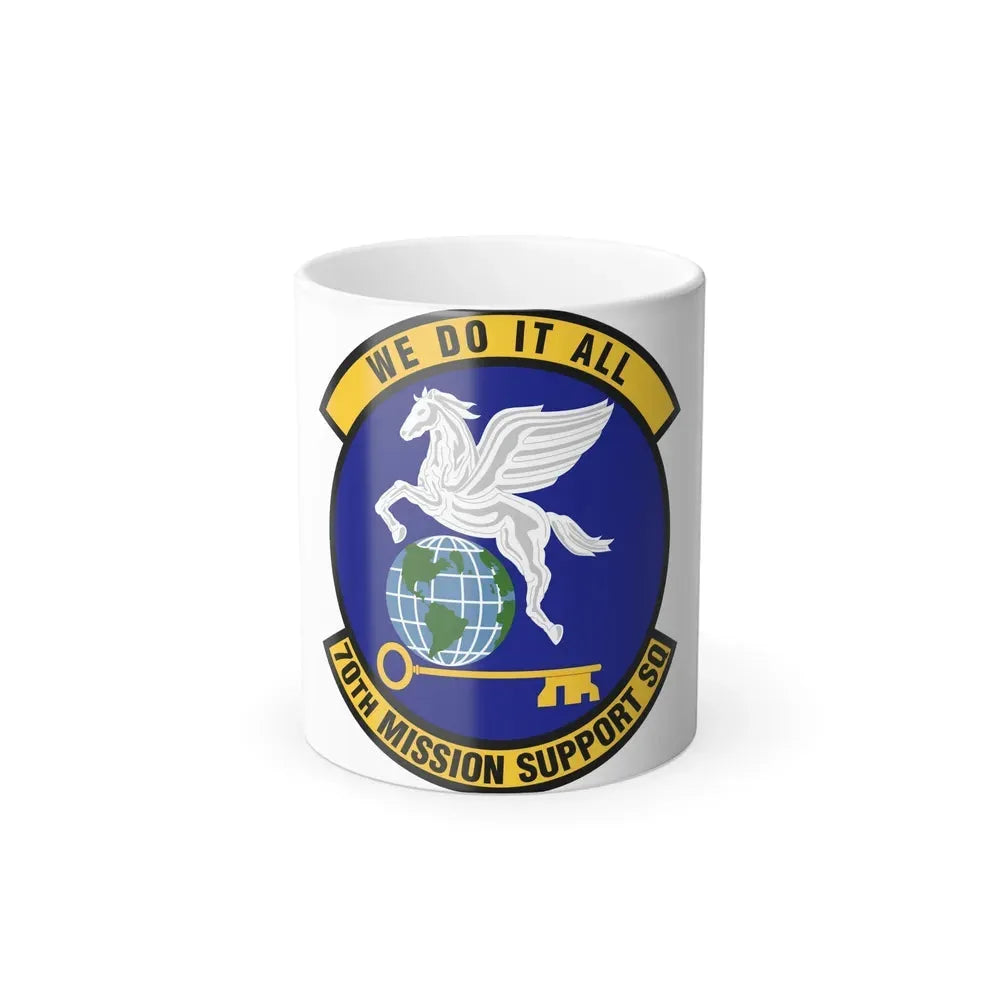70th Mission Support Squadron (U.S. Air Force) Color Changing Coffee Mug 11oz - Go Mug Yourself