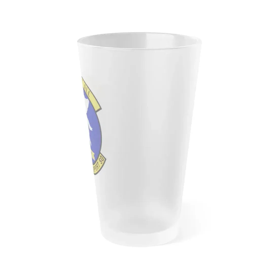 70th Mission Support Squadron (U.S. Air Force) Frosted Pint Glass 16oz - Go Mug Yourself