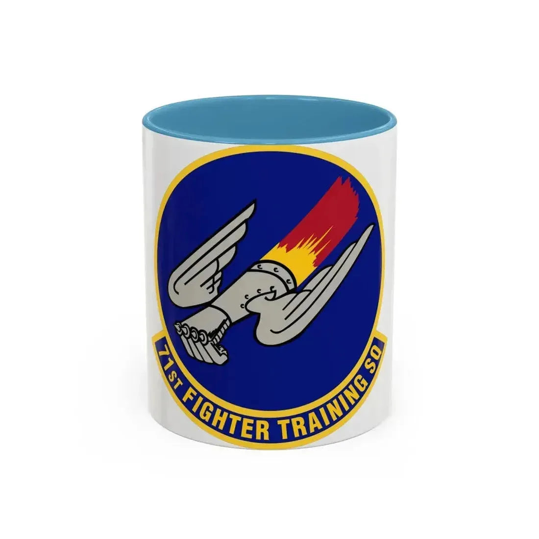 71 Fighter Training Squadron ACC (U.S. Air Force) Accent Coffee Mug 11oz Light Blue - Go Mug Yourself