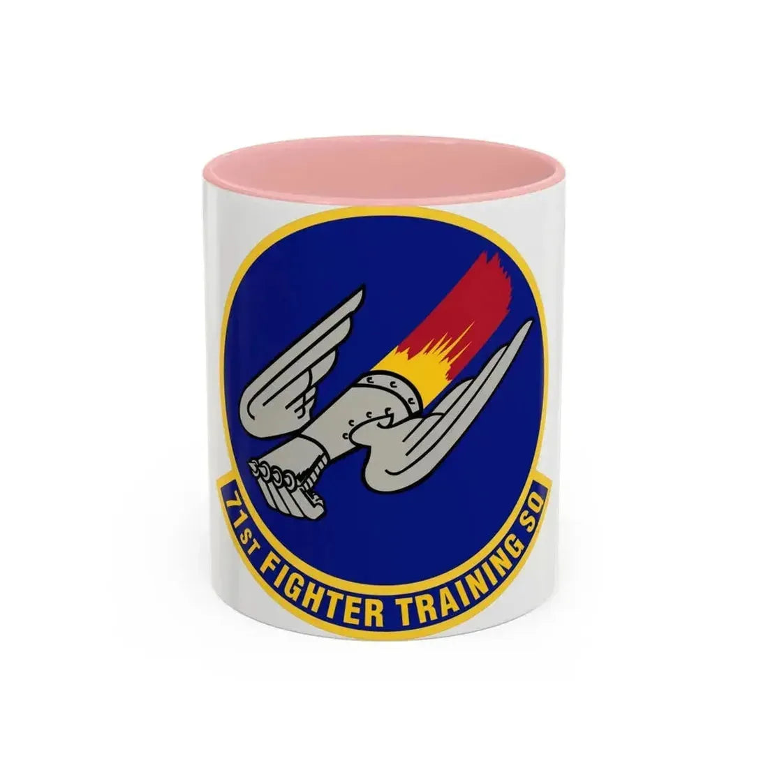 71 Fighter Training Squadron ACC (U.S. Air Force) Accent Coffee Mug 11oz Pink - Go Mug Yourself