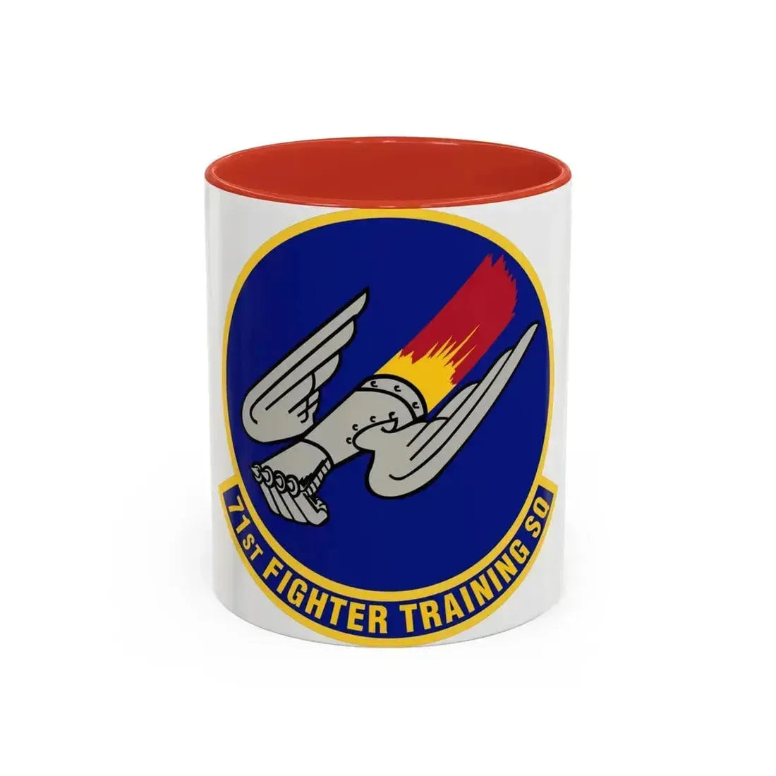 71 Fighter Training Squadron ACC (U.S. Air Force) Accent Coffee Mug 11oz Red - Go Mug Yourself