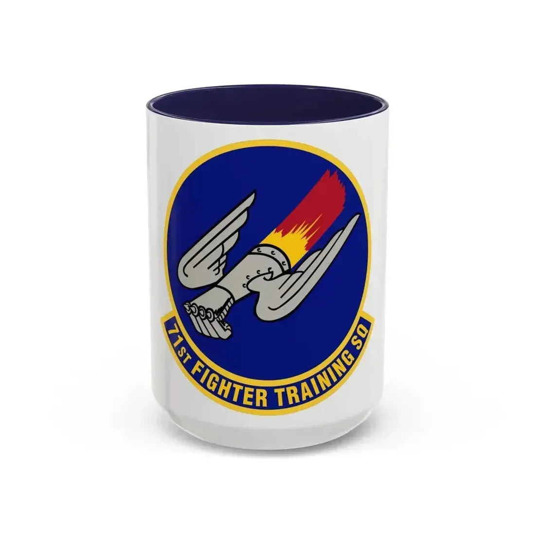 71 Fighter Training Squadron ACC (U.S. Air Force) Accent Coffee Mug 15oz Navy - Go Mug Yourself