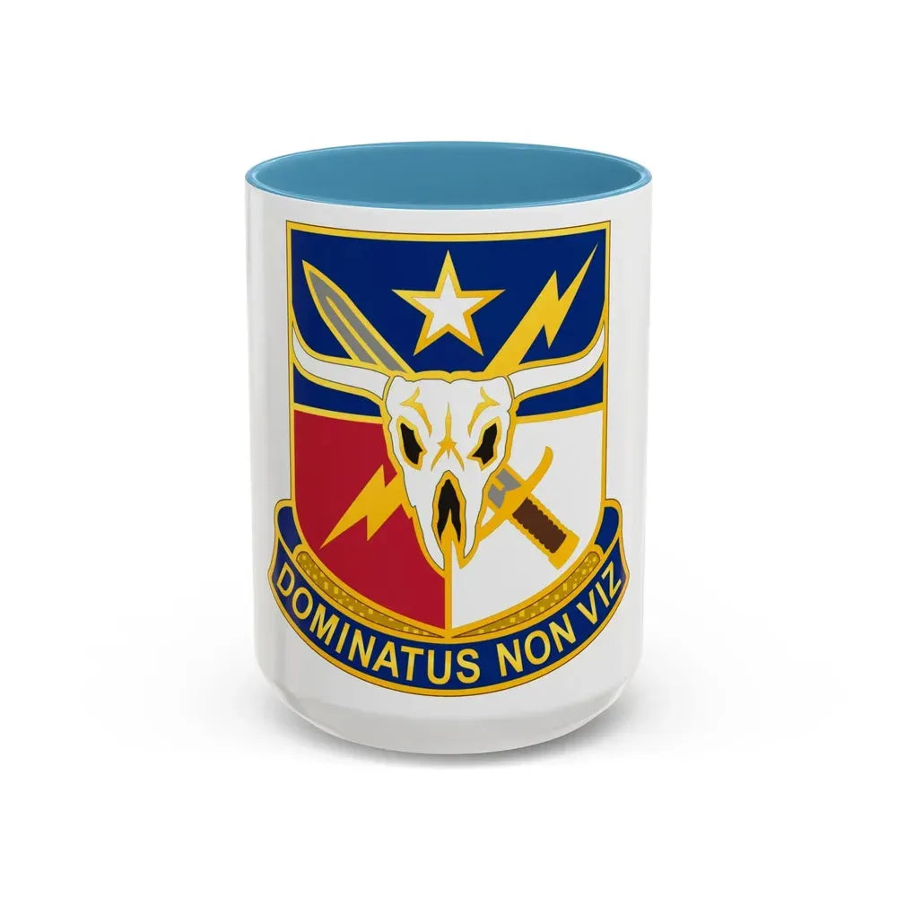 71 Information Operations Group (U.S. Army) Accent Coffee Mug 15oz Light Blue - Go Mug Yourself