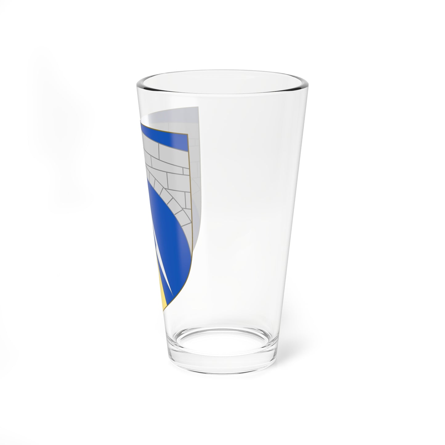 Shield of Brunel University (United Kingdom) (Coat of Arms) Pint Glass 16oz