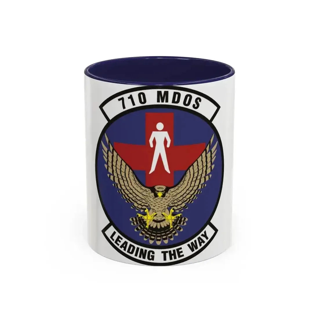 710th Medical Operations Squadron (U.S. Air Force) Accent Coffee Mug 11oz Navy - Go Mug Yourself