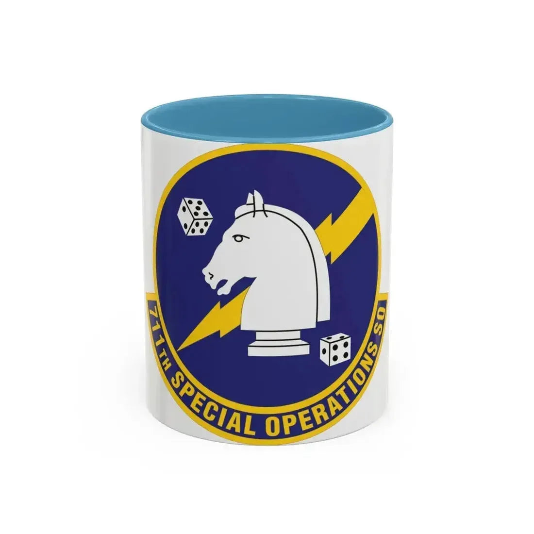 711th Special Operations Squadron (U.S. Air Force) Accent Coffee Mug 11oz Light Blue - Go Mug Yourself