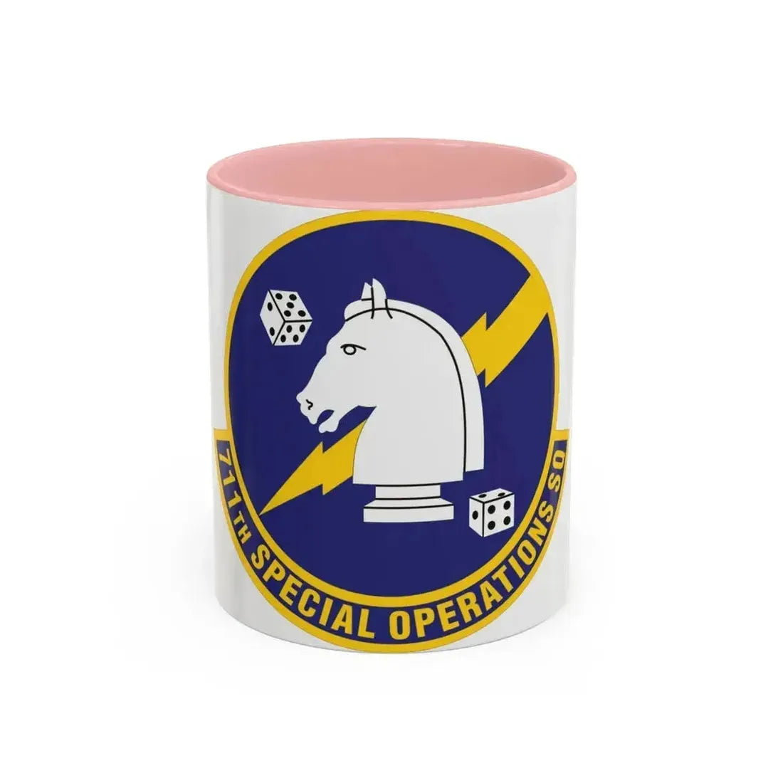 711th Special Operations Squadron (U.S. Air Force) Accent Coffee Mug 11oz Pink - Go Mug Yourself