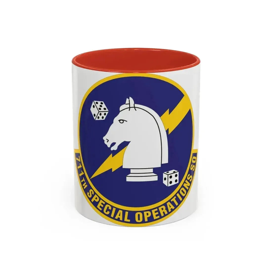 711th Special Operations Squadron (U.S. Air Force) Accent Coffee Mug 11oz Red - Go Mug Yourself