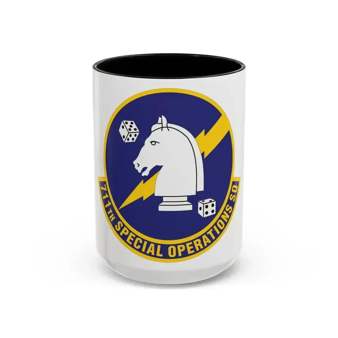 711th Special Operations Squadron (U.S. Air Force) Accent Coffee Mug 15oz Black - Go Mug Yourself