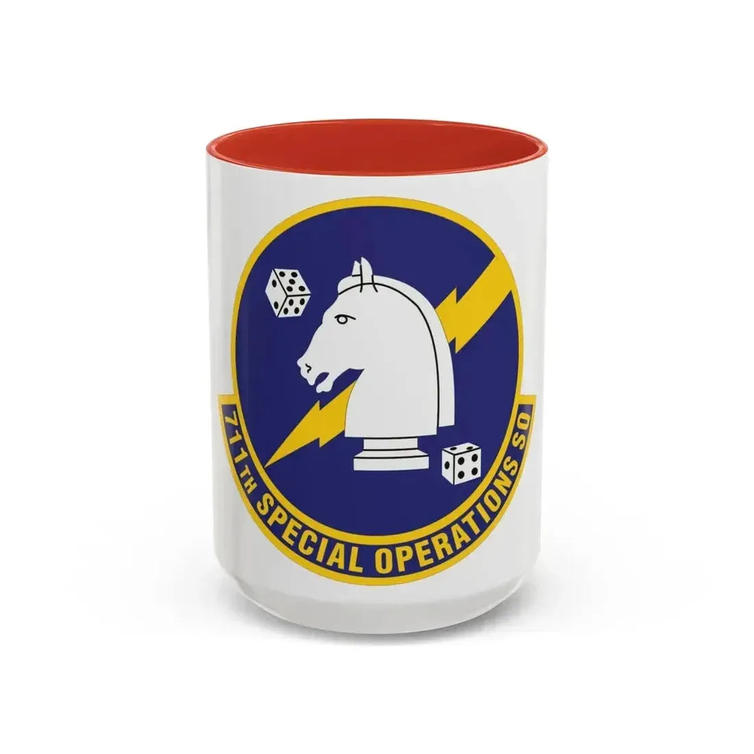711th Special Operations Squadron (U.S. Air Force) Accent Coffee Mug 15oz Red - Go Mug Yourself