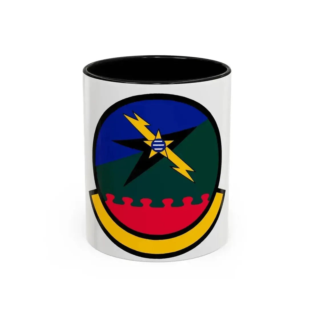712 Air Support Operations Squadron ACC (U.S. Air Force) Accent Coffee Mug 11oz Black - Go Mug Yourself