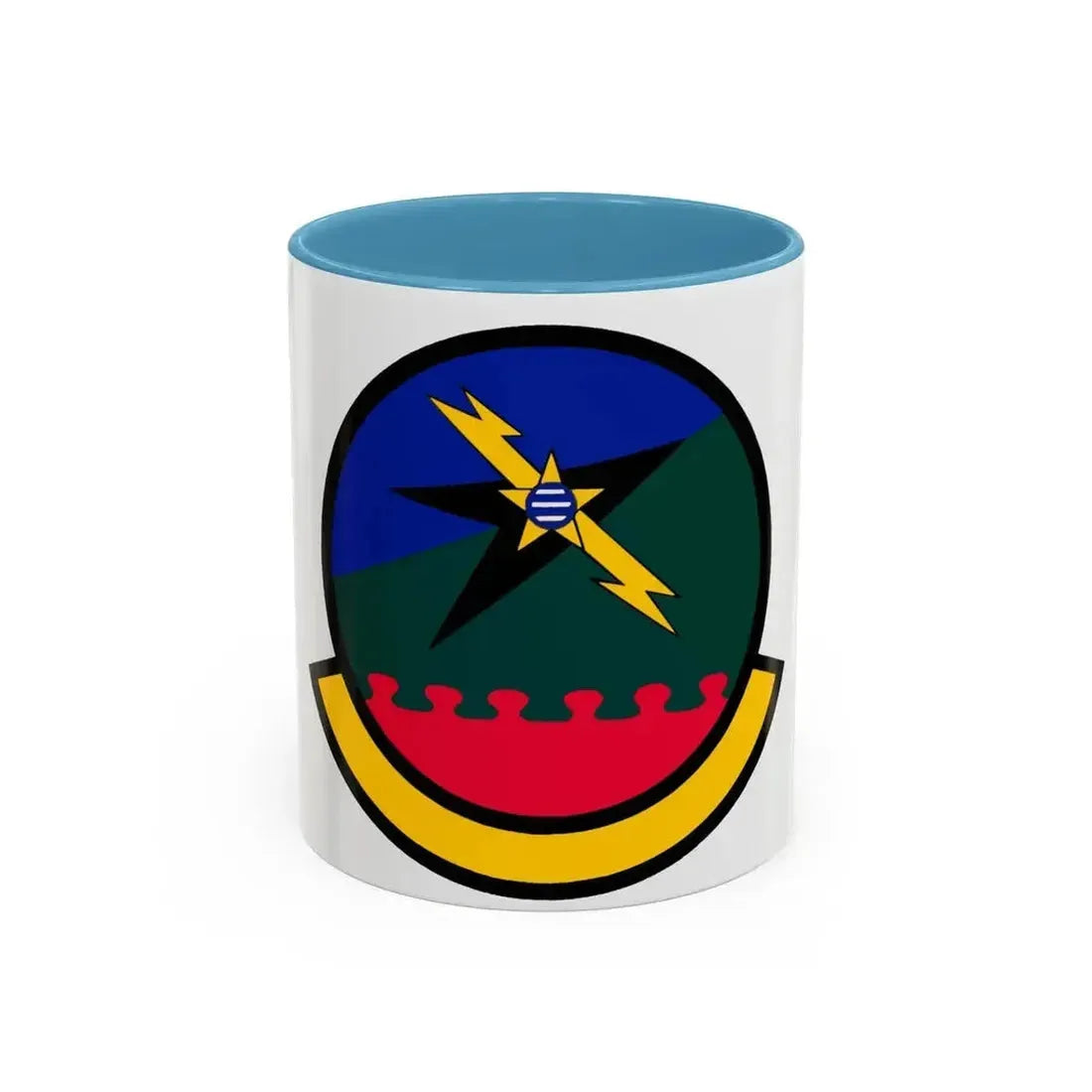 712 Air Support Operations Squadron ACC (U.S. Air Force) Accent Coffee Mug 11oz Light Blue - Go Mug Yourself
