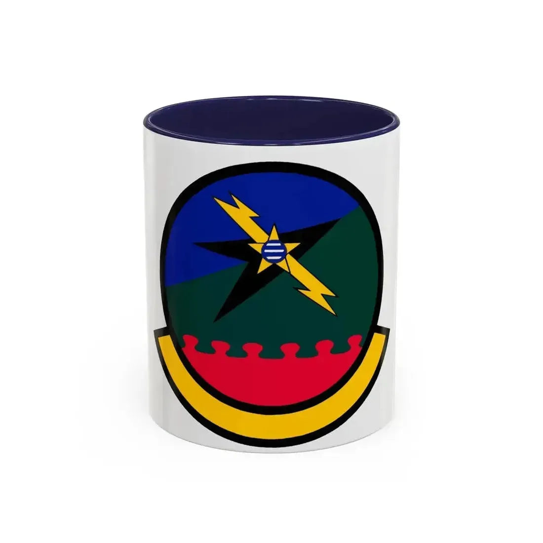 712 Air Support Operations Squadron ACC (U.S. Air Force) Accent Coffee Mug 11oz Navy - Go Mug Yourself