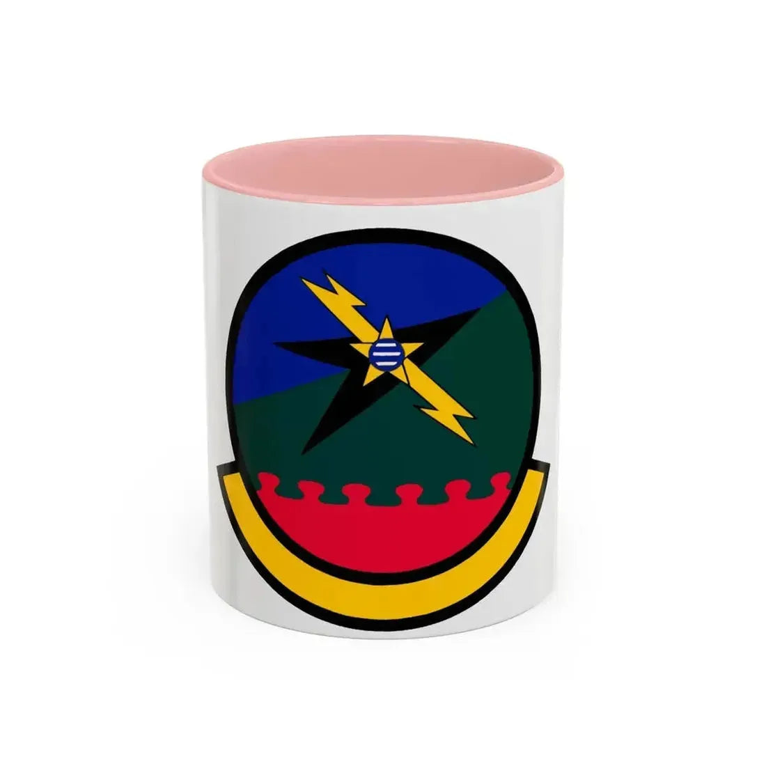 712 Air Support Operations Squadron ACC (U.S. Air Force) Accent Coffee Mug 11oz Pink - Go Mug Yourself