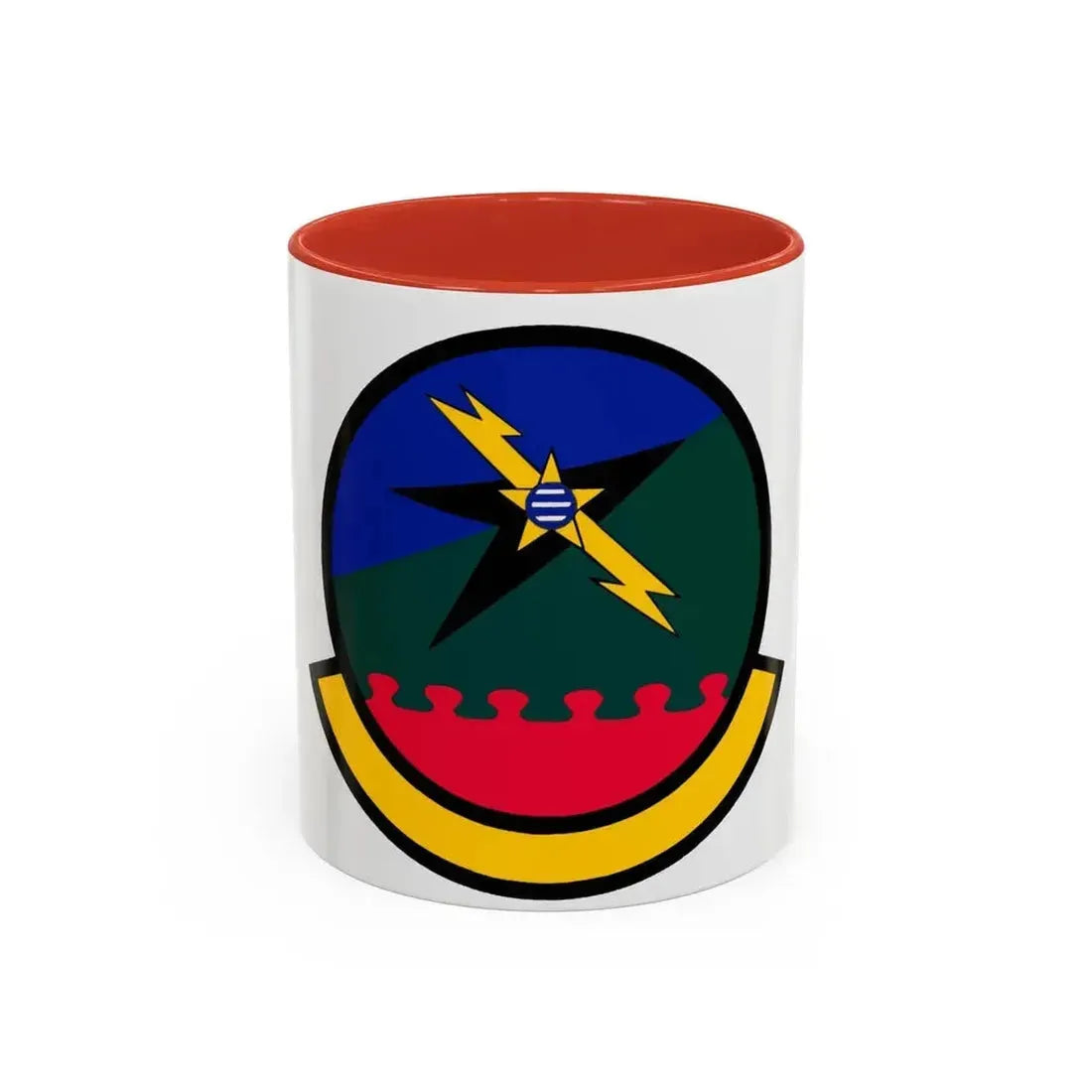 712 Air Support Operations Squadron ACC (U.S. Air Force) Accent Coffee Mug 11oz Red - Go Mug Yourself